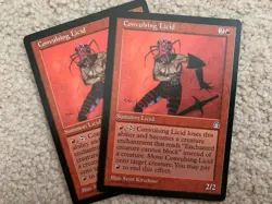 MTG 2 Convulsing Licid Stronghold NM RED UNCOMMON Magic the Gathering - Image 1