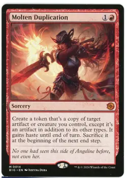 2024 Magic the Gathering Molten Duplication Sorcery Near Mint - Image 1