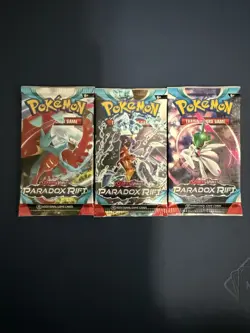 Pokemon Paradox Rift Bulk Lot Of 3 Booster Packs - Image 1