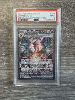 2023 Pokemon Obf En Obsidian Flames Charizard Ex Special Illustration Rare PSA 9 - Image 1