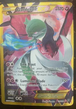 Pokemon XY Steam Siege Gardevoir EX Secret Rare Full Art 116/114 - Image 1