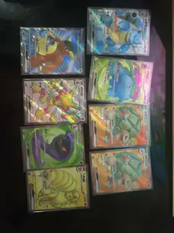 8 Lot Pokemon Chinese Surprise Golem ex 151C 181/151 SR Full Art Holo Mint Card - Image 1