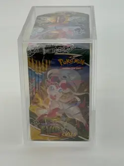 Pokemon TCG SWSH Evolving Skies Booster Box SEALED w/Acrylic Case - Image 4