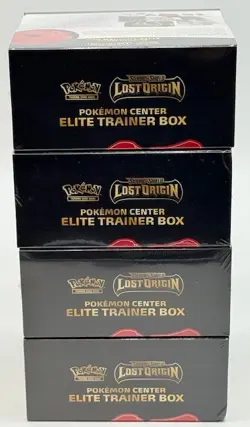 Lot of (4) Pokemon Center SWSH Lost Origin Elite Trainer Box SEALED - Image 5