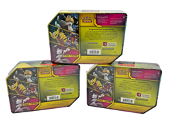 Lot of (3) Pokemon TAG Team Power Partnership Tin Sealed Melmetal Giratina Mew - Image 2