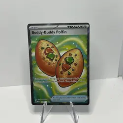 Buddy-Buddy Puffin 167/132 Mega Evolution Full Art Trainer Pokemon TCG Near Mint - Image 1