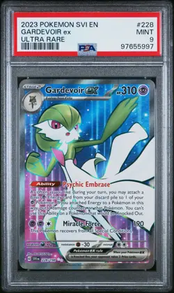 2023 POKEMON SVI EN-SCARLET & VIOLET ULTRA RARE #228 GARDEVOIR EX PSA 9 - Image 1