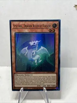 Yugioh! Spectral, Dragon Ruler of Flickers ALIN-EN018 Alliance Insight - Image 1