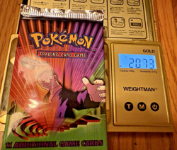 1st Edition Gym Challenge Giovanni Pokemon Card Booster Pack New Sealed 20.73g - Image 3