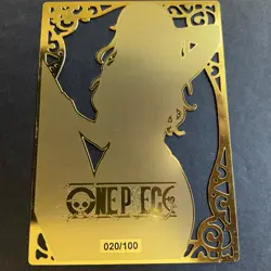 Goddess Story Gold METAL Card - Serial Number #/100! Anime Waifu - Nami Bikini - Image 5