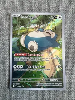 Pokemon TCG - Snorlax SVP 051 Black Star Promo (151 ETB Promo Card) - #5 - Image 1