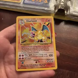 Pokemon Charizard 4/102 - Base Set 1999 - Holo Rare Card - WOTC LP - Image 1