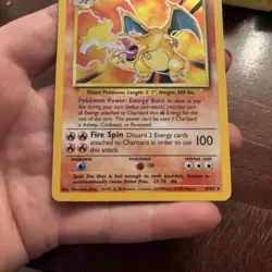 Pokemon Charizard 4/102 - Base Set 1999 - Holo Rare Card - WOTC LP - Image 2