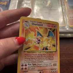Pokemon Charizard 4/102 - Base Set 1999 - Holo Rare Card - WOTC LP - Image 4