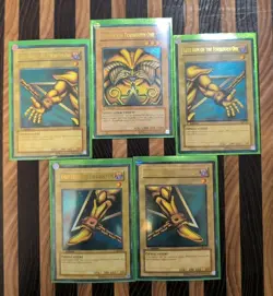 YuGiOh! Card - "Exodia The Forbidden One” - FULL COMPLETE SET - First Edition - Image 1