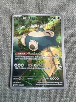 Pokemon TCG - Snorlax SVP 051 Black Star Promo (151 ETB Promo Card) - #4 - Image 1