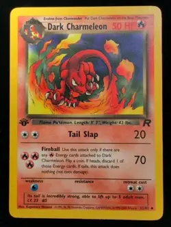 Dark Charmeleon 1st Edition 32/82 Team Rocket Pokemon Card - Image 1