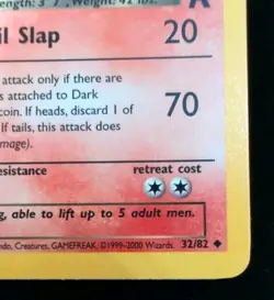 Dark Charmeleon 1st Edition 32/82 Team Rocket Pokemon Card - Image 4