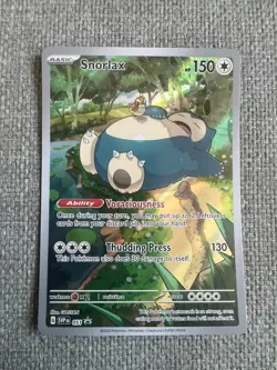 Pokemon TCG - Snorlax SVP 051 Black Star Promo (151 ETB Promo Card) - #3 - Image 1