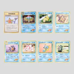 Japanese pokemon card old back vintage set 8 Misty's Tears Tentacruel Psyduck - Image 2