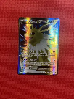 Jolteon EX 028A/083 Alternate Art Holo Pokemon Card TCG Full Art - Image 1