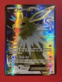 Jolteon EX 028A/083 Alternate Art Holo Pokemon Card TCG Full Art - Image 2
