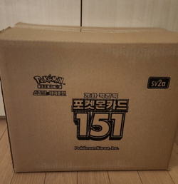 sv2a Pokemon Card 151 1 case 30 Booster Boxes New Sealed Scarlet&Violet Korean - Image 1