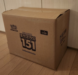 sv2a Pokemon Card 151 1 case 30 Booster Boxes New Sealed Scarlet&Violet Korean - Image 2
