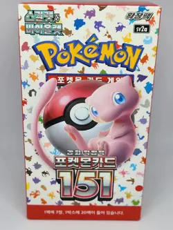 sv2a Pokemon Card 151 1 case 30 Booster Boxes New Sealed Scarlet&Violet Korean - Image 4