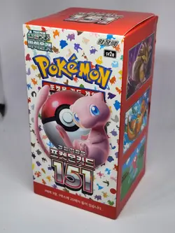 sv2a Pokemon Card 151 1 case 30 Booster Boxes New Sealed Scarlet&Violet Korean - Image 5