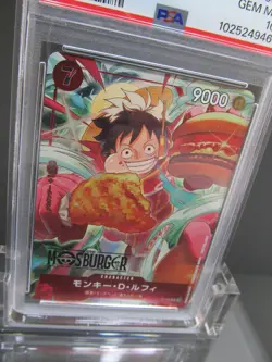 PSA 10| 2024 One Piece Card Promo Monkey D Luffy P-080 Mos Burger Japanese #19a - Image 4