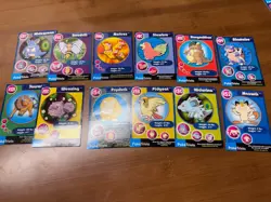 Pokemon Poketrivia Card Lot Burger King Uncut Sheets 24 Loose Cards - Image 1