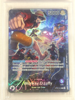 Monkey.D.Luffy (PSA Magazine) OP05-060 One Piece Promotion Cards Foil PSA 9 - Image 3