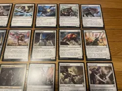 MTG Cards Lot White Rare Uncommon Land Foil + Commons Magic The Gathering Cards - Image 5