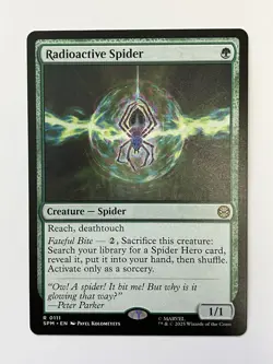 MTG Spider-Man R Radioactive Spider #0111 - Image 1