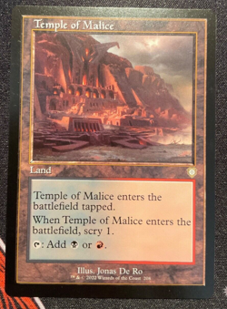 Temple of Malice (Retro Frame) Commander: the Brothers' War Regular NM - Image 1