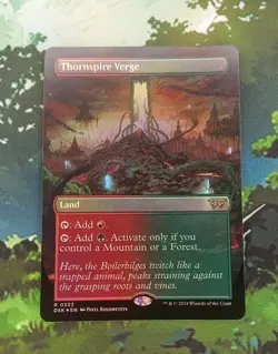 Thornspire Verge #333 (Borderless)- DSK- Foil Rare- NM Condition - Image 1