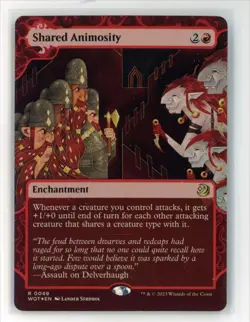 MtG WoT Shared Animosity #49 Enchanting Tales FOIL - Image 1