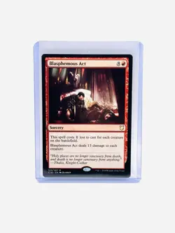 Magic The Gathering, Blasphemous Act, Commander 2018, Regular MT/NM - Image 1