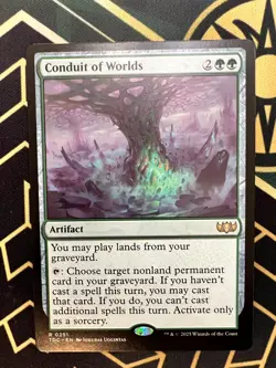Conduit of Worlds NM MTG Commander: Tarkir: Dragonstorm Regular - Image 1
