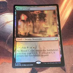 Blood Crypt X1 Mtg Ravnica Remastered Nm Foil - Image 1