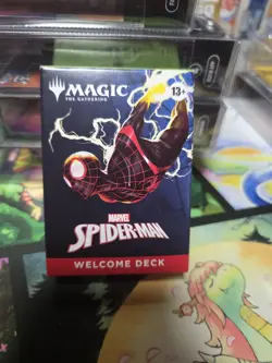 Sdcc 2025 Magic The Gathering Marvel Spider-Man Miles Morales Green Welcome Deck - Image 1
