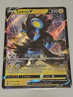 Pokemon TCG Luxray V Sword & Shield - Astral Radiance 050/189 Holo Ultra Rare - Image 1