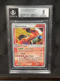 Pokemon Charizard ex EX Fire Red & Leaf Green Holo Ultra Rare #105 BGS 8 Mint - Image 1