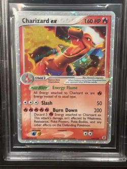 Pokemon Charizard ex EX Fire Red & Leaf Green Holo Ultra Rare #105 BGS 8 Mint - Image 3