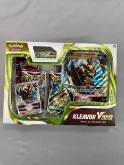 Pokemon TCG Kleavor VSTAR Special Collection 4 Booster Packs NEW Fusion Strike - Image 1