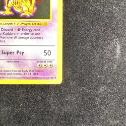 MP 1999 Pokemon TCG - Kadabra - 32/102 - 1st Edition Shadowless - Base Set EX - Image 5