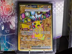 Pikachu ex 247/191 Sv08: Surging Sparks Holo Scarlet and Violet Pokemon - Image 1