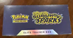 Pokemon Scarlet & Violet Surging Sparks ETB Elite Trainer Box NEW Factory Sealed - Image 2