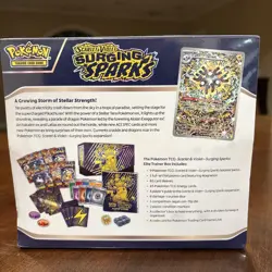 Pokemon Scarlet & Violet Surging Sparks ETB Elite Trainer Box NEW Factory Sealed - Image 4